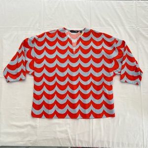 Uniqlo Marimekko linen shirt